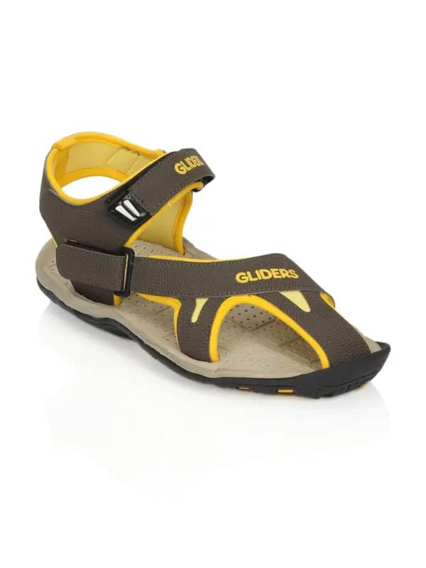 Gliders Men Yellow Sandals