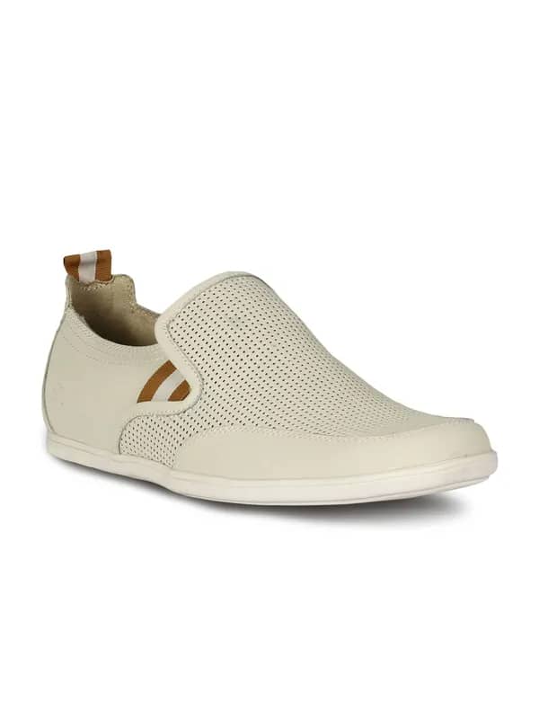 Skechers Men Off White Lifestyle Casual Shoe