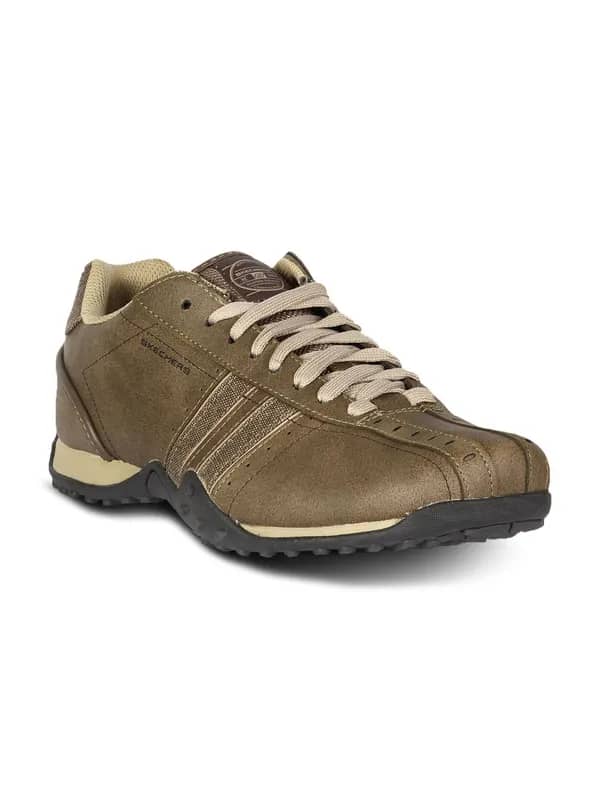Skechers Men Sage Brown Lifestyle Casual Shoe
