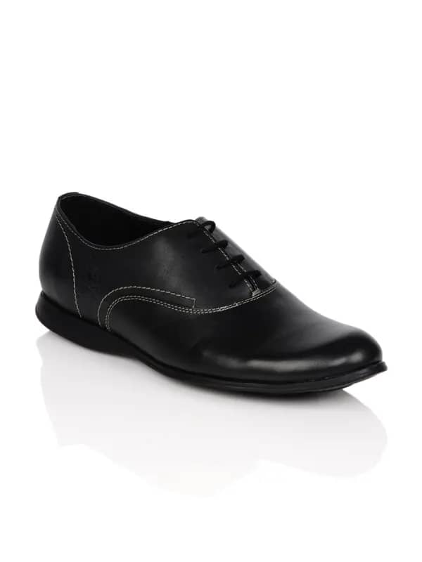 U.S. Polo Assn. Men Black Formal Shoes
