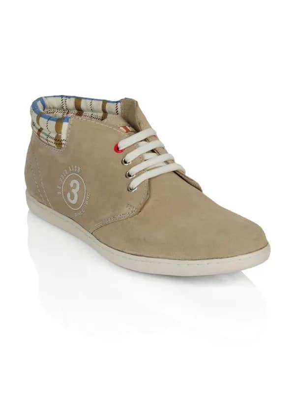 U.S. Polo Assn. Men Beige Shoes
