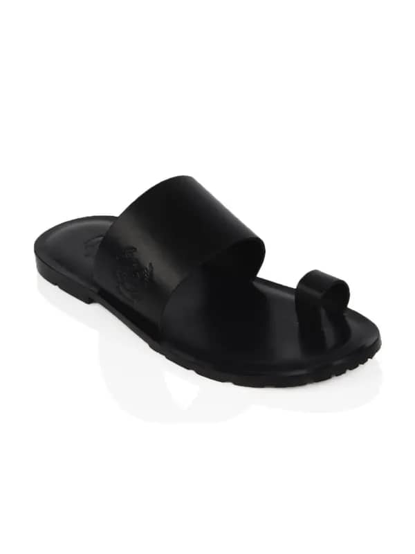U.S. Polo Assn. Men Black Sandals