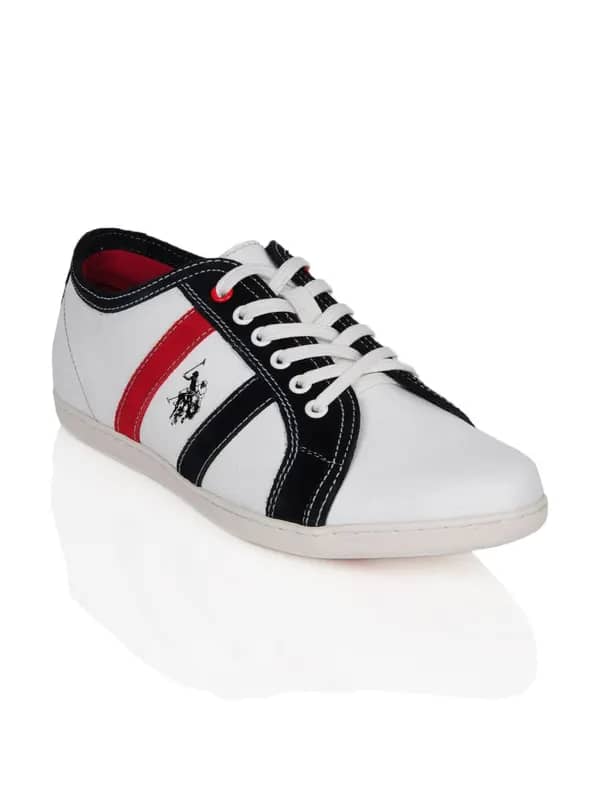 U.S. Polo Assn. Men White Shoes