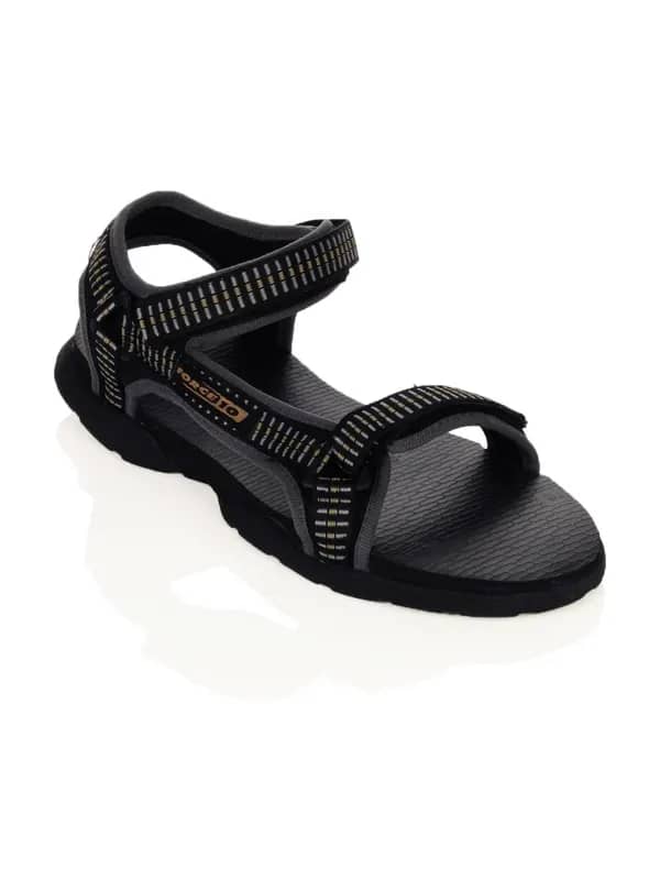 Force 10 Men Moser Black Sandals