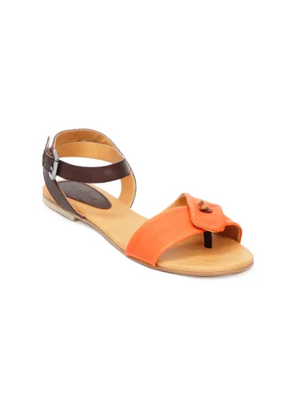 Enroute Women Orange Flats