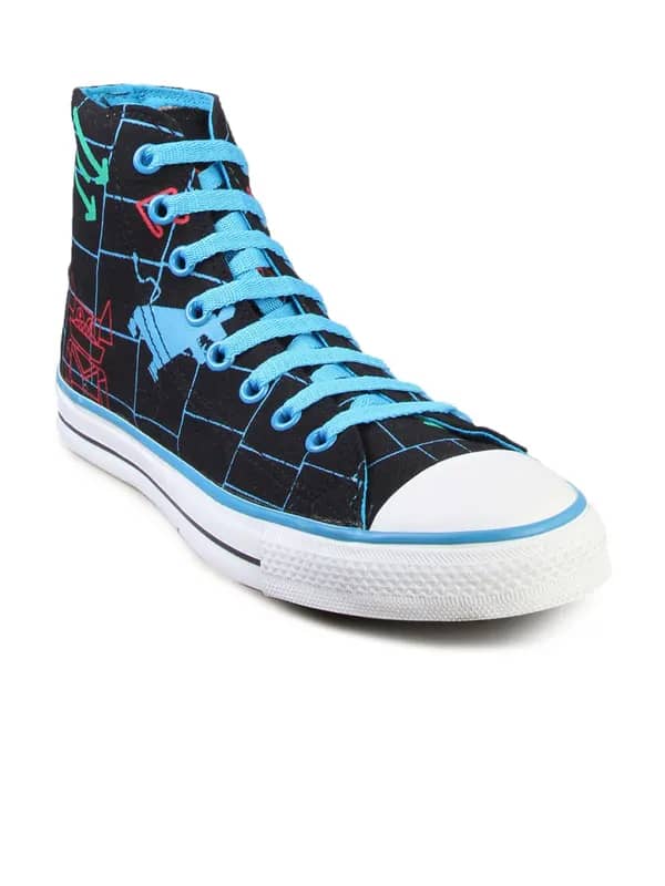 Converse Men's Chuck Taylor Doodle Art Hi Black Canvas Shoe
