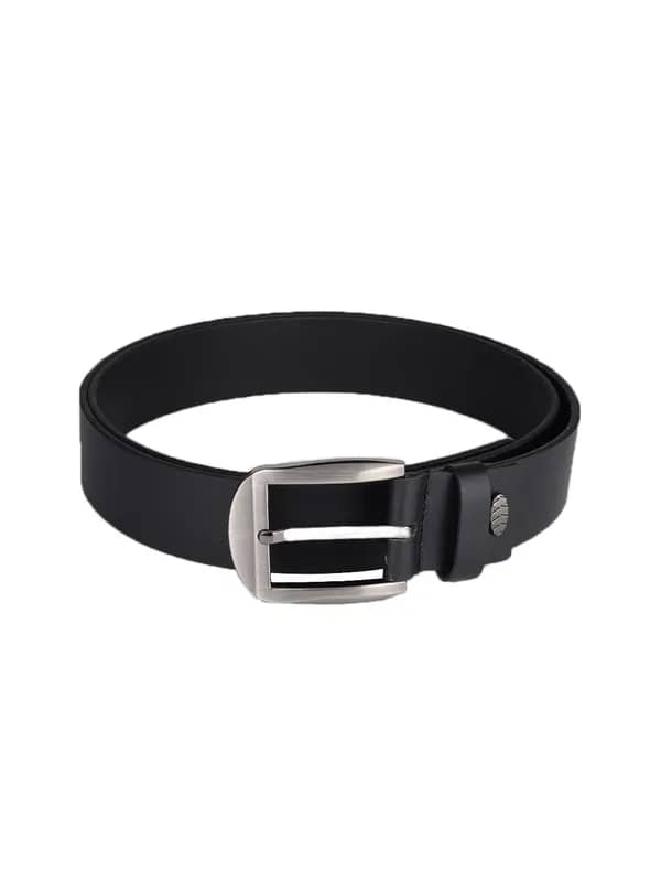 OTLS Men Black Leather Belt