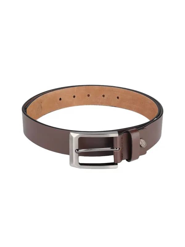 OTLS Men Brown Leather Belt