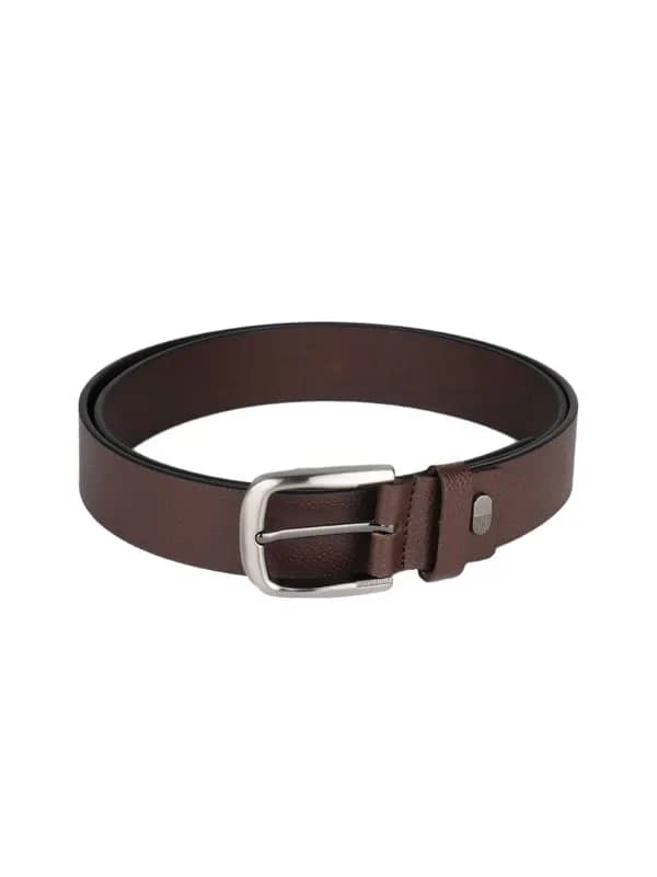 OTLS Men Brown Leather Belt