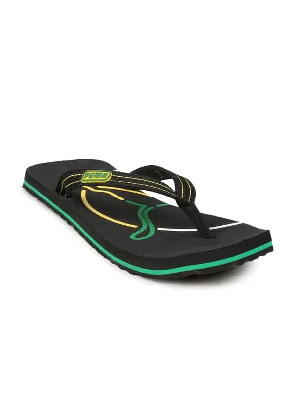 Puma Men's Neon Cat Black Flip Flop