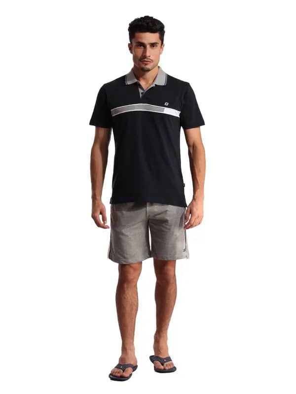 SDL by Sweet Dreams Men Navy Blue Pyjama Set