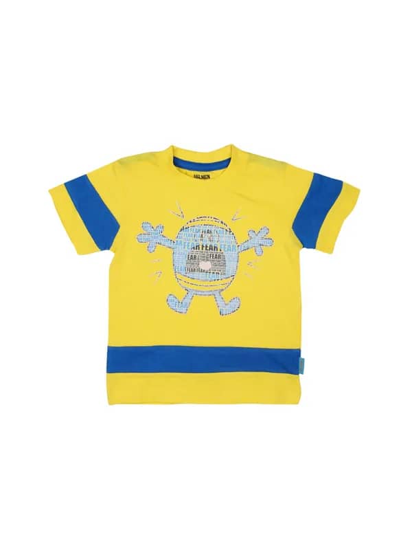 Mr.Men Boys Blazing Yellow T-shirt