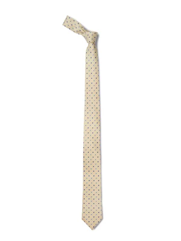 Reid & Taylor Men Cream Tie