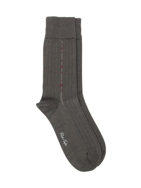 Reid & Taylor Men Grey Socks