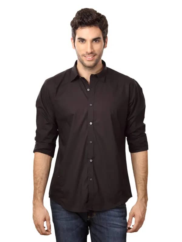 Provogue Men Darkness Black Shirt