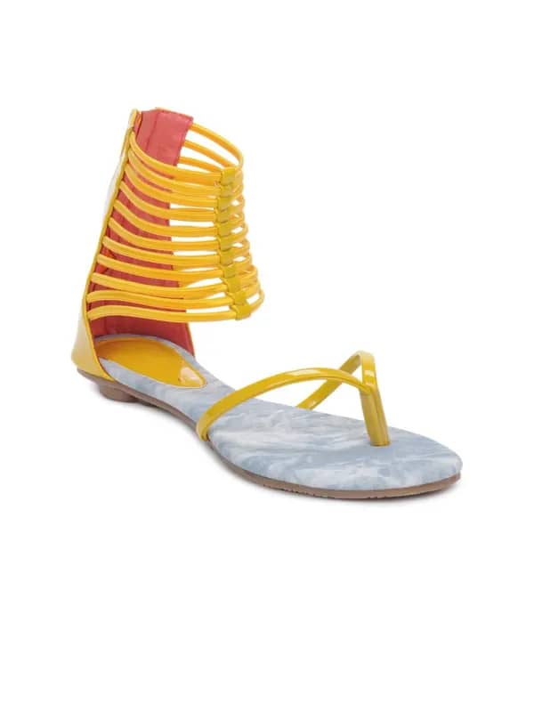 Catwalk Women Yellow Flats