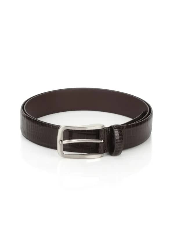 Wills Lifestyle Men Leather Brown Belt