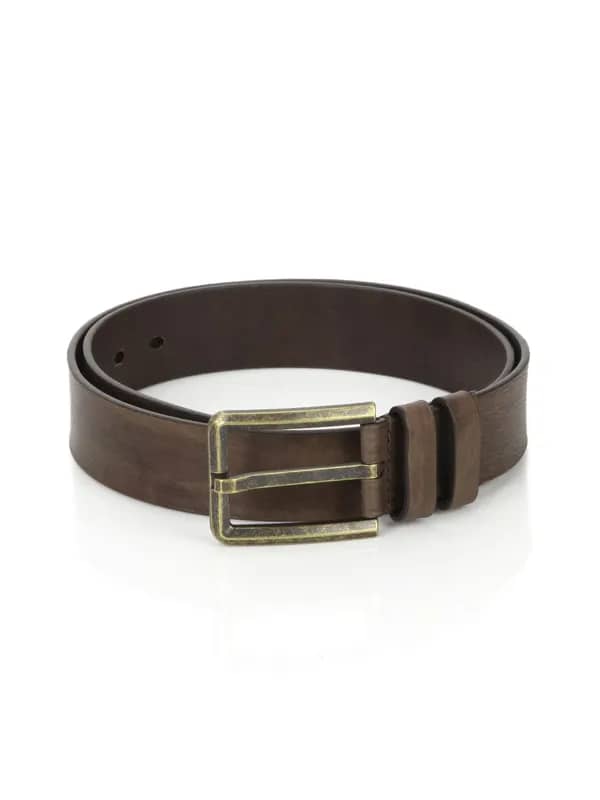 Wills Lifestyle Men Leather Brown Belt