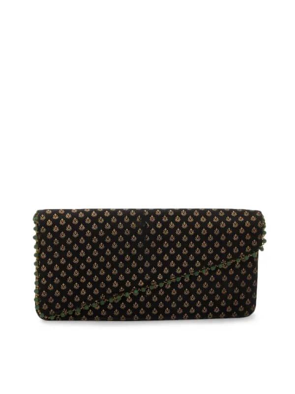 Paridhan Women Black Clutch