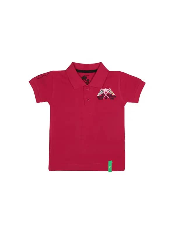 Gini and Jony Boys Polo Red T-Shirt