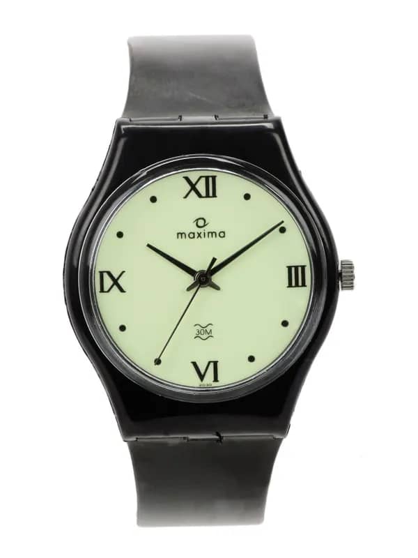 Maxima Men Green Dial Watch