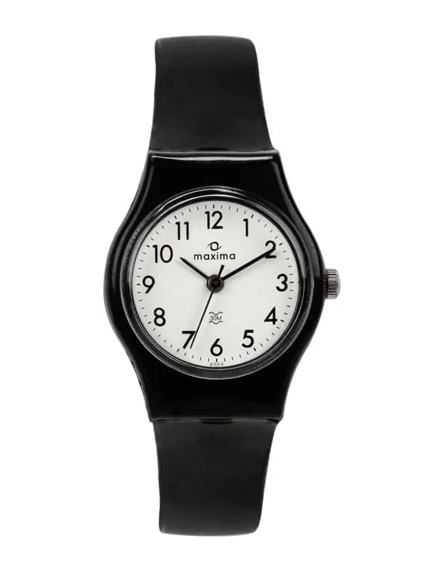 Maxima Women White Dial Watch