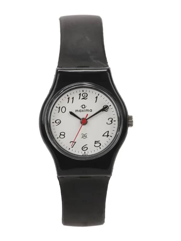 Maxima Women White Dial Watch