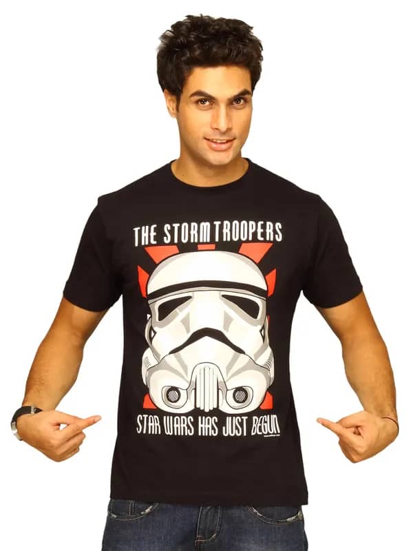 Inkfruit Men's Storm Troopers Black T-shirt