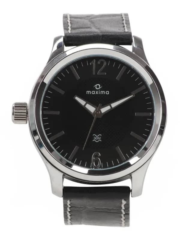 Maxima Men Black Attivo Watch
