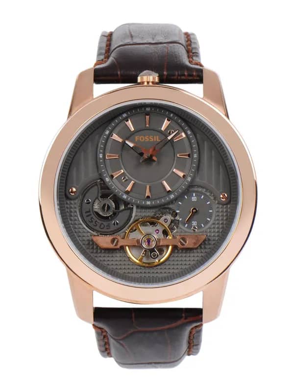 Fossil Men Grey Dial Watch ME1114