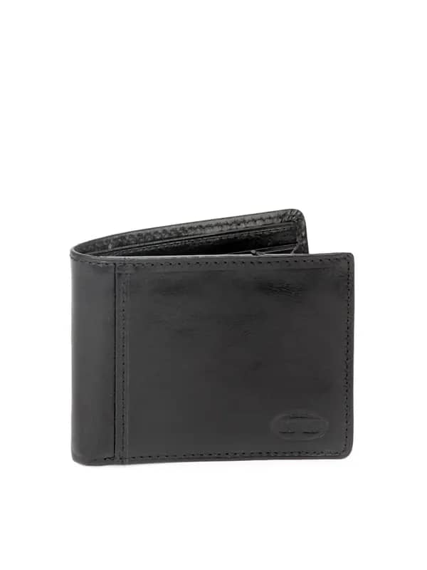 Fossil Men Black Transit Wallet