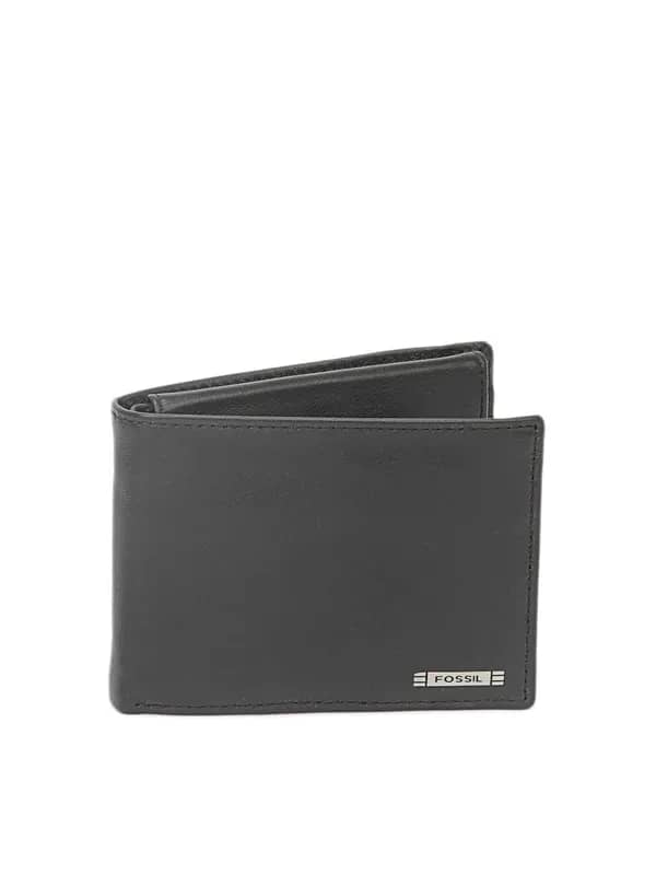 Fossil Men Black Evans Wallet