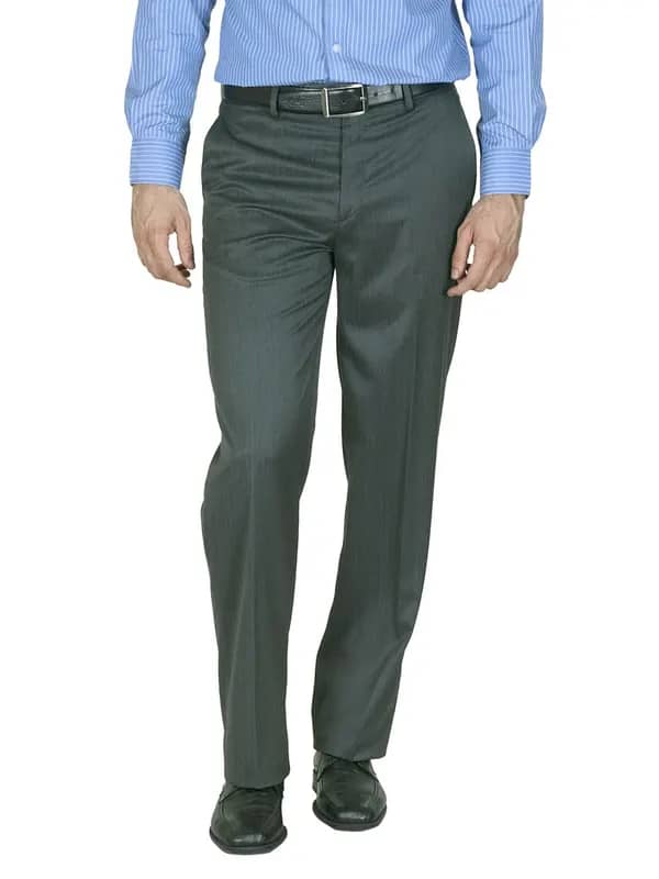 Wills Lifestyle Men Grey Trousers