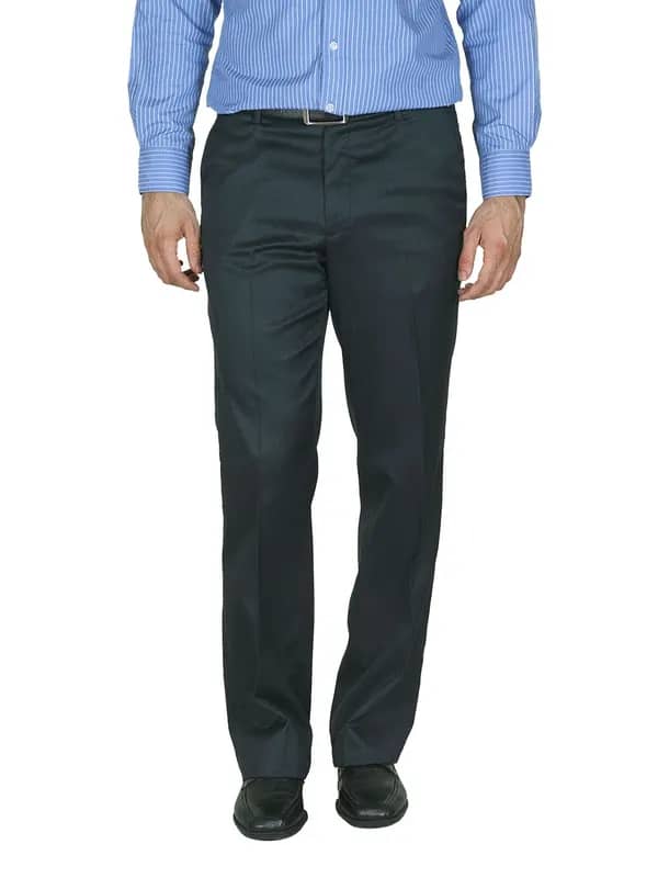 Wills Lifestyle Men Charcoal Trousers