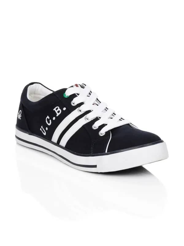 United Colors of Benetton Men Navy Blue Shoes