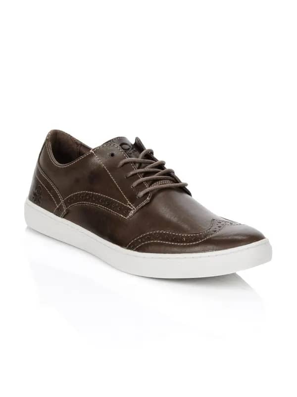 United Colors of Benetton Men Brown Shoes