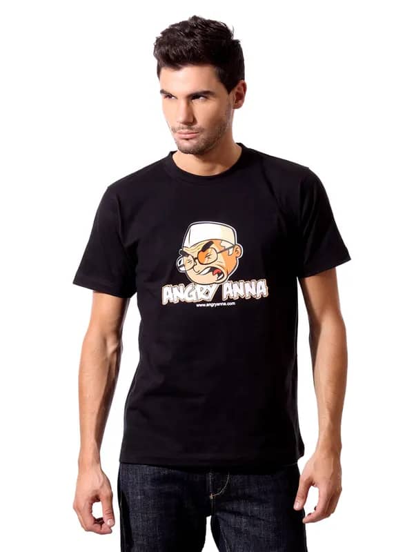 Tantra Men Black Angry Anna T-shirt