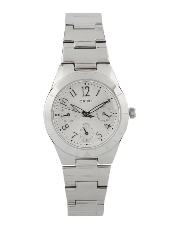 Casio Enticer Women Silver Analogue Watches (A380) LTP-2069D-7A2VDF