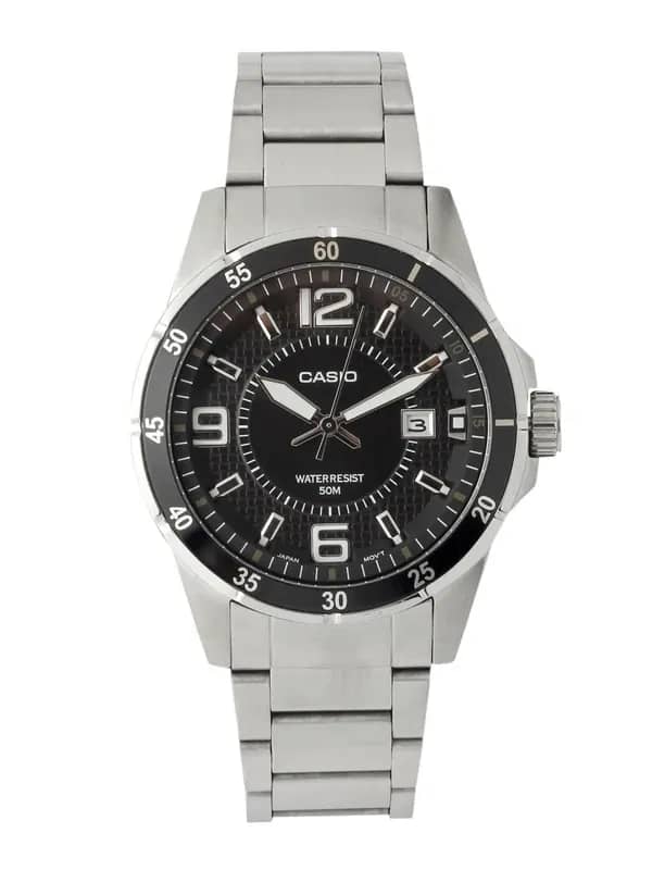 Casio Enticer Men Silver Analogue Watches MTP-1291D-1A2VDF(A414)