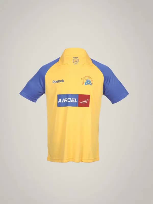 CSK Mens Fangear Yellow Jersey