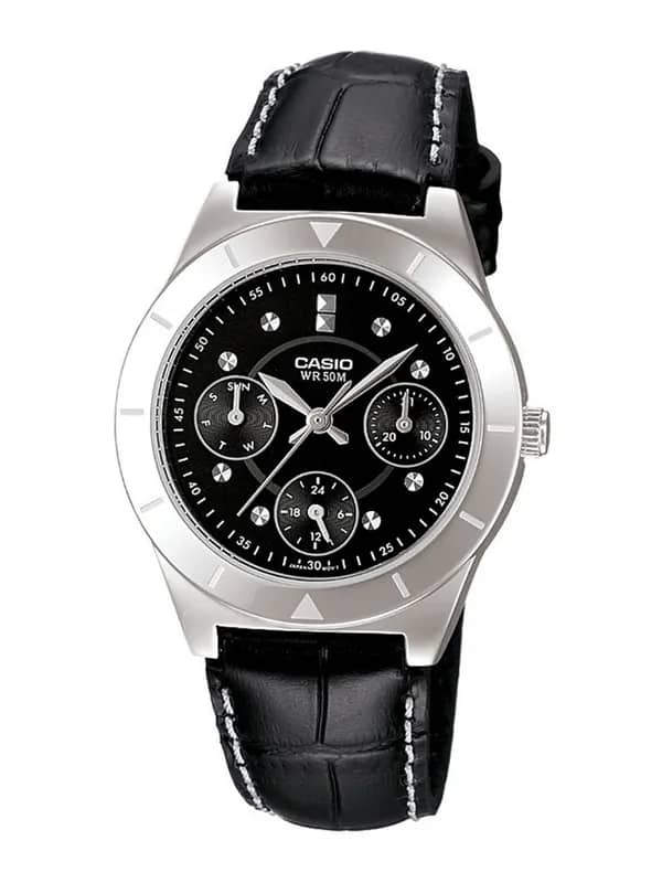 Casio Enticer Women Black Analogue Watches (A531) LTP-2083L-1AVDF