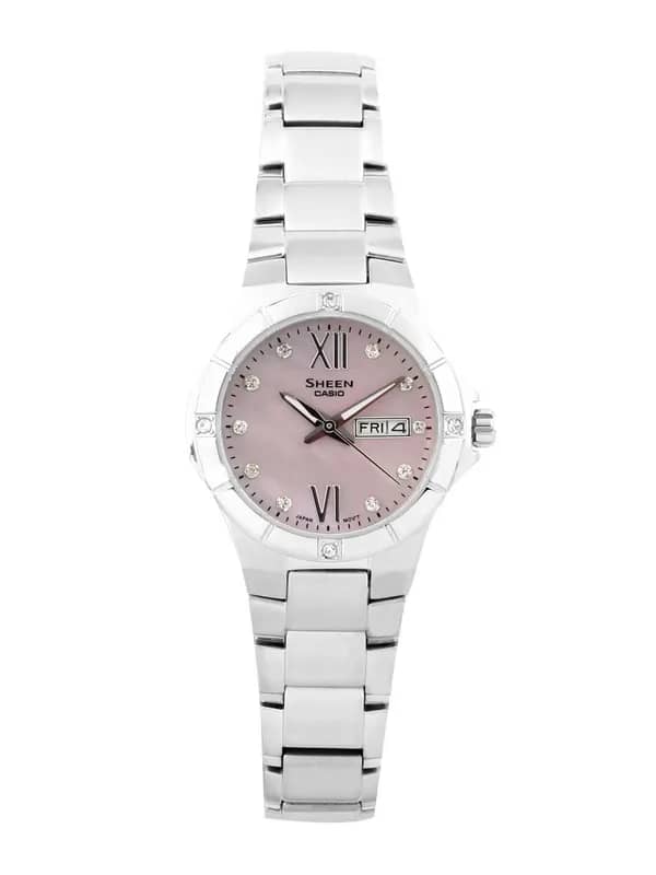 CASIO Sheen Women Mother Of Pearl Dial Watch SX019 SHE-4022D-4ADR