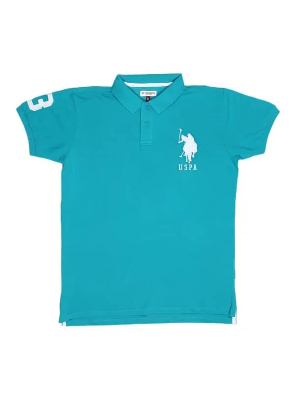 U.S. Polo Assn. Kids Boys Blue T-shirt