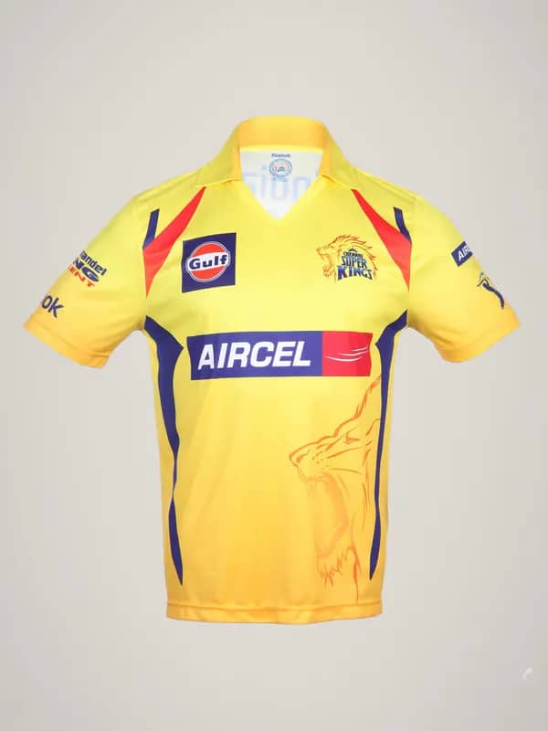 Reebok Men Chennai Super Kings Premium Jersey