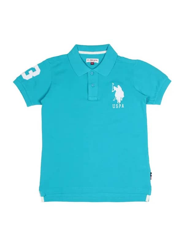 U.S. Polo Assn. Boys Blue Polo T-shirt