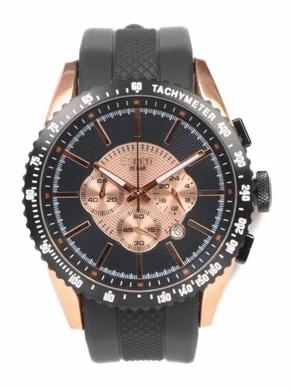 Esprit Men Black Chronograph Watch