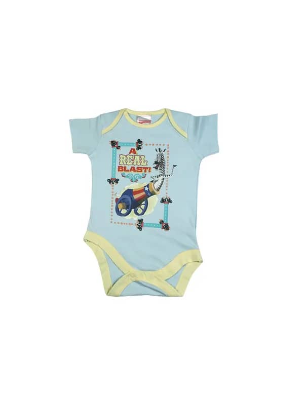 Madagascar3 Infant Boys Light Blue Snapsuit Romper