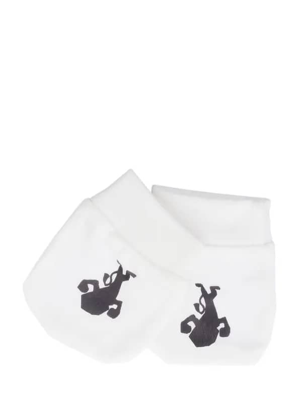 Madagascar 3 Infant Boys White Mittens