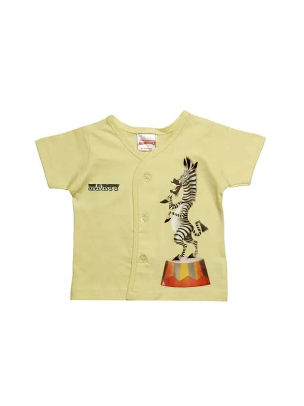 Madagascar 3 Infants Boys Yellow Tshirt