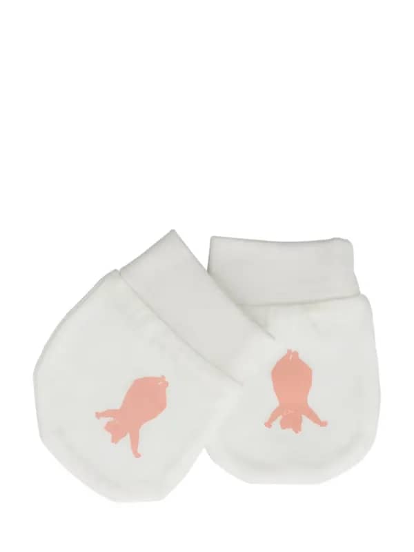 Madagascar 3 Infant Girls White Mittens